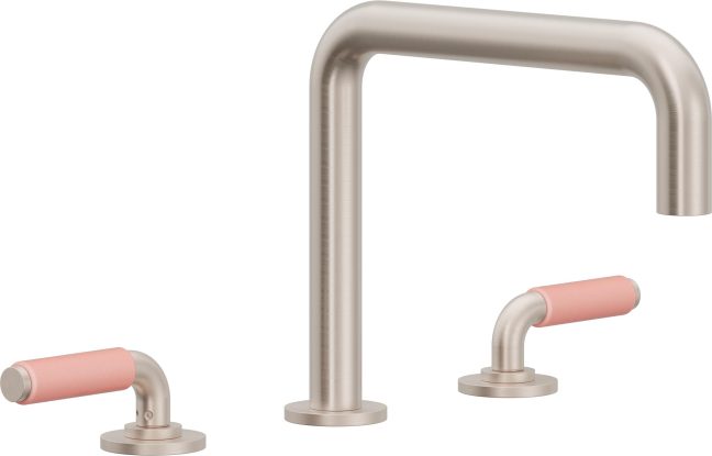CALIFORNIA FAUCETS 4108Q-PP Cayucos Complete Roman Tub Set - Quad Spout