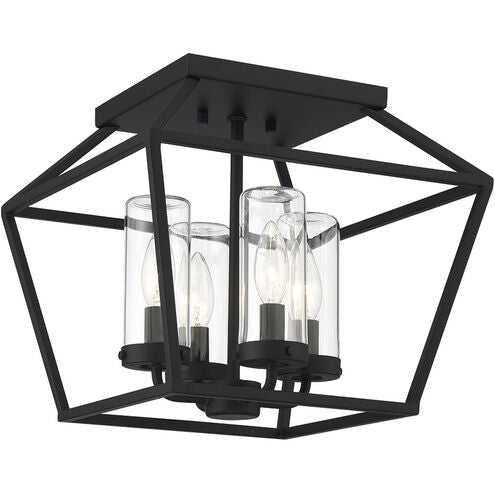 EUROFASE 41956 Bastille 4 Light 13 inch Outdoor Flush Mount Main image