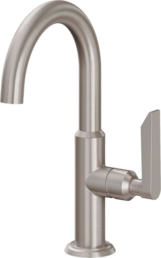 California Faucets Cardiff 3509-2 Single Hole Lavatory/Bar/Prep Faucet - High Spout