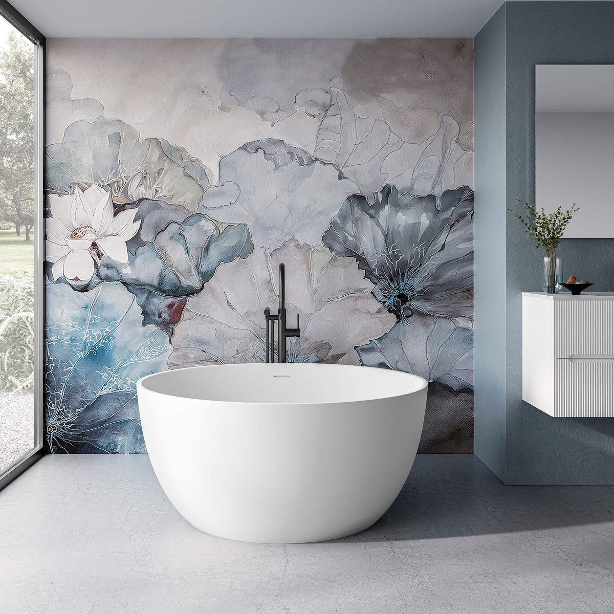 STONETOUCH 47000 Centerpiece Free Standing Bathtub Main image