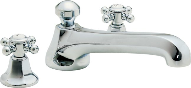 CALIFORNIA FAUCETS 4708 Monterey Complete Roman Tub Set