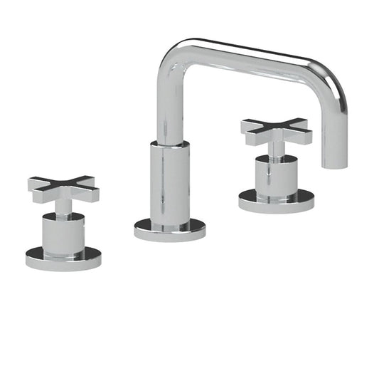 CABANO 47109D Wide spread basin faucet with push drain