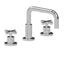 CABANO 47109D Wide spread basin faucet with push drain