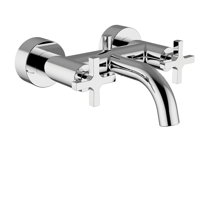 CABANO 47332 Wall mount tub faucet with hand spray