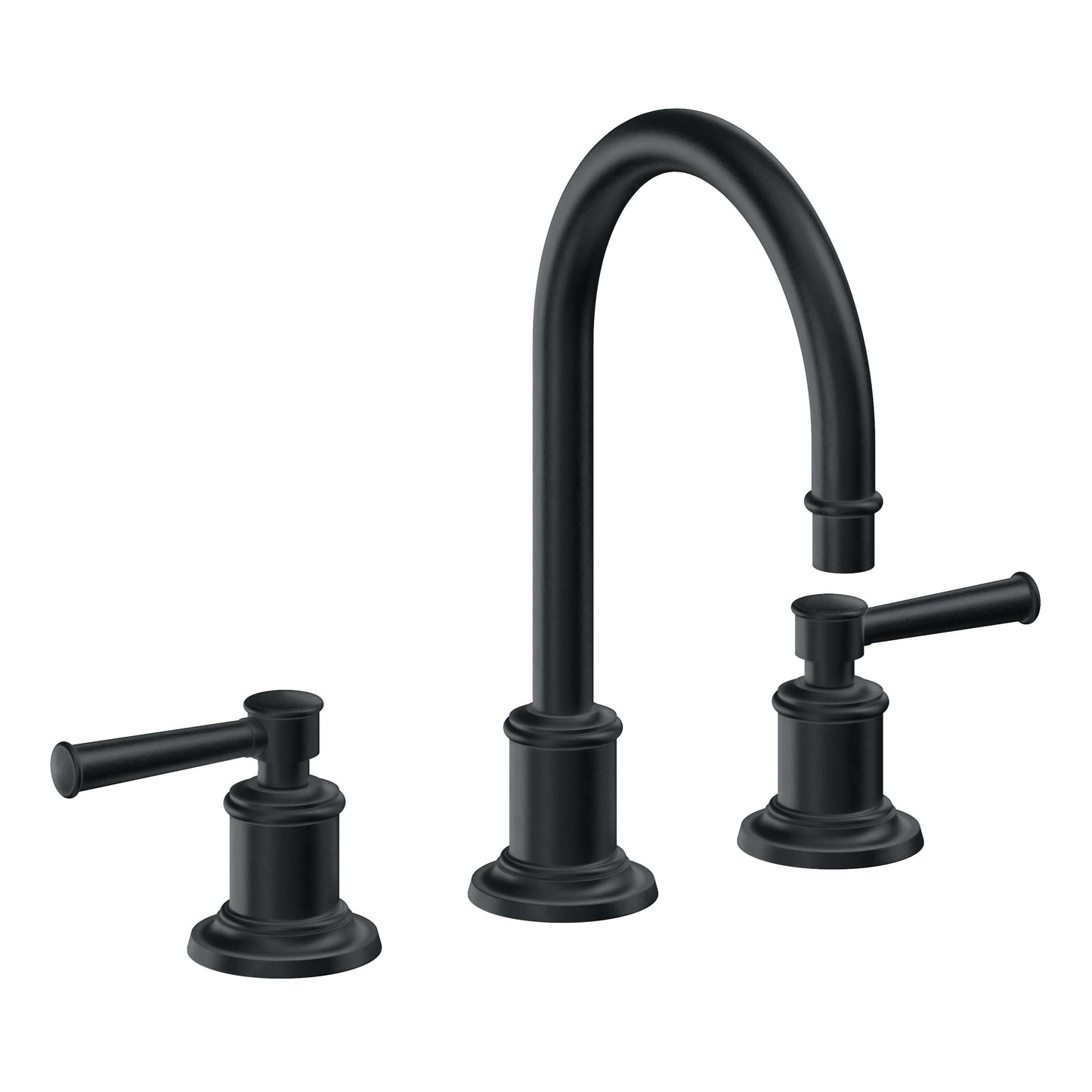 California Faucets 4802Miramar  8" Widespread Lavatory Faucet with ZeroDrain