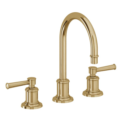 California Faucets 4802Miramar  8" Widespread Lavatory Faucet with ZeroDrain