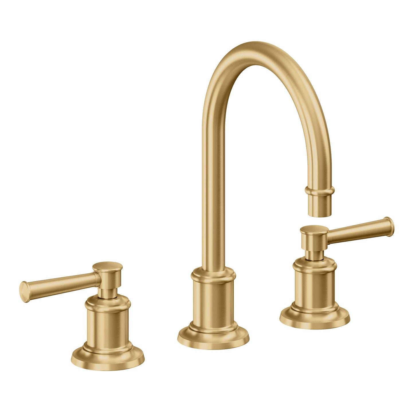 California Faucets 4802Miramar  8" Widespread Lavatory Faucet with ZeroDrain