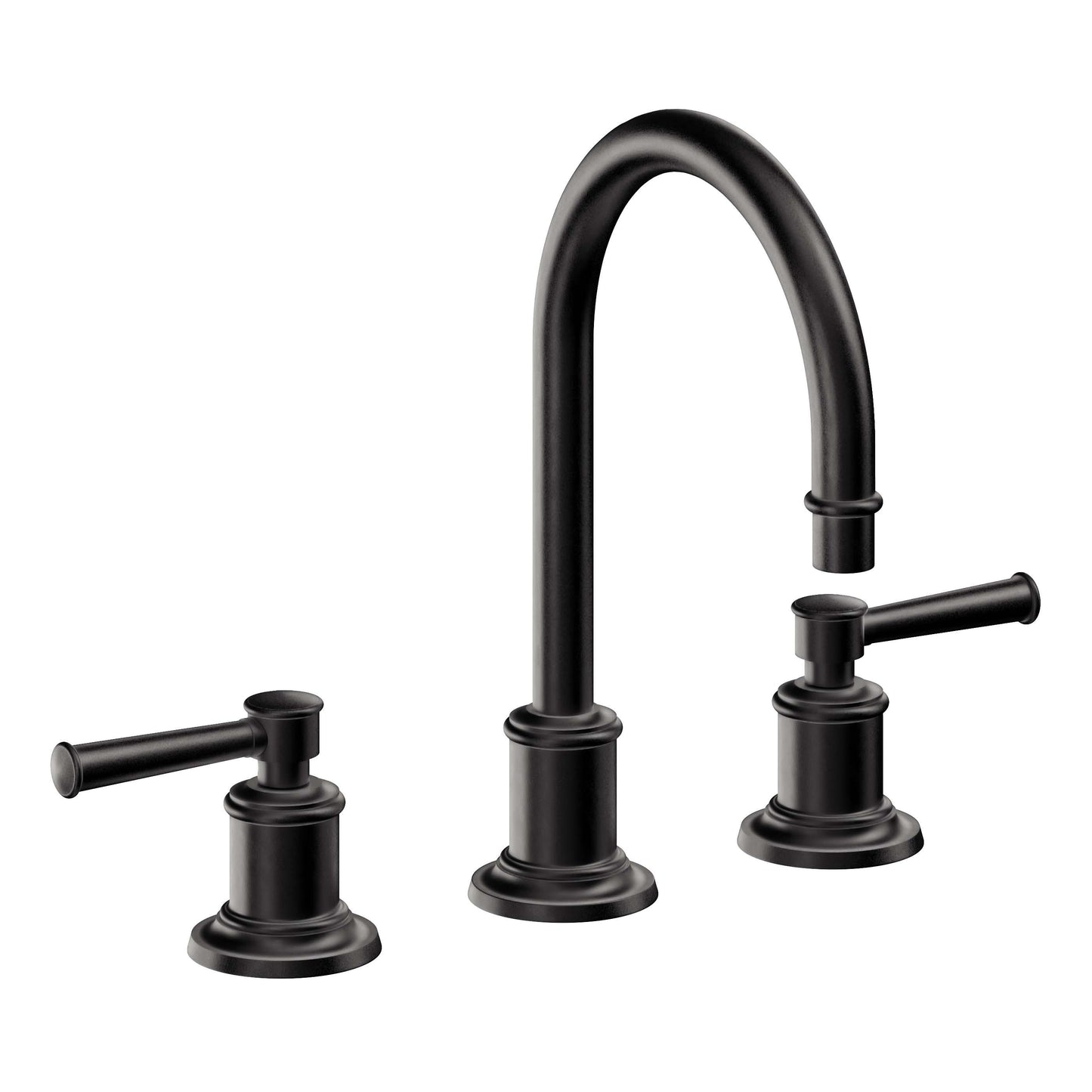 California Faucets 4802Miramar  8" Widespread Lavatory Faucet with ZeroDrain