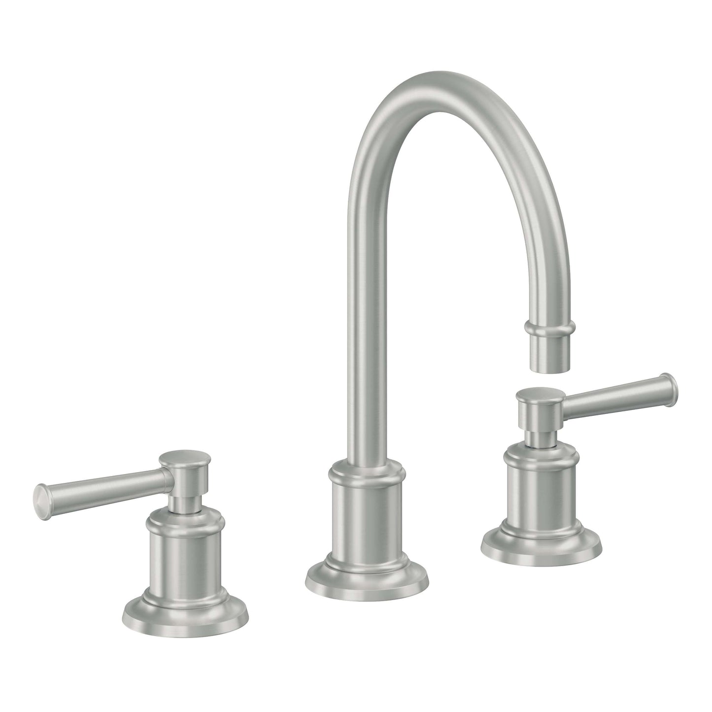 California Faucets 4802Miramar  8" Widespread Lavatory Faucet with ZeroDrain