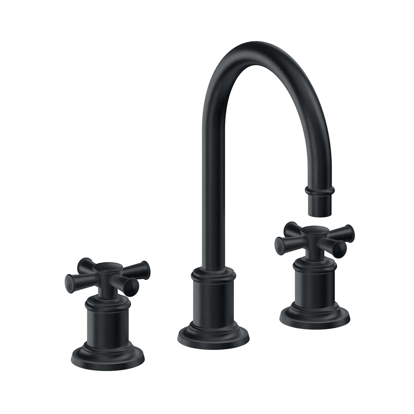 California Faucets 4802X  Miramar  8" Widespread Lavatory Faucet with ZeroDrain
