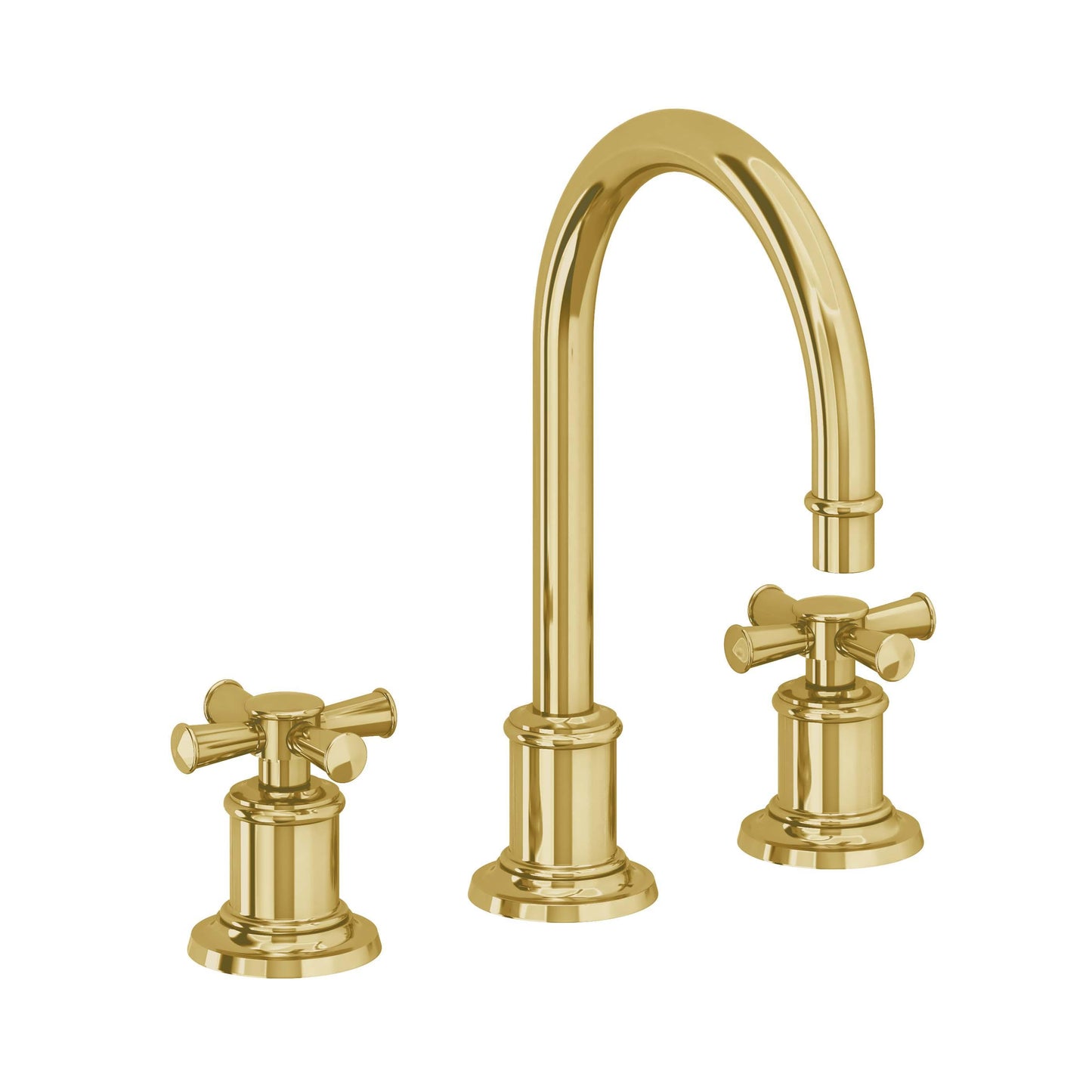 California Faucets 4802X  Miramar  8" Widespread Lavatory Faucet with ZeroDrain