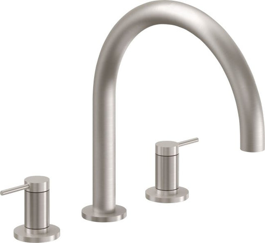 CALIFORNIA FAUCETS 5208 D Street Complete Roman Tub Set - Arc Spout
