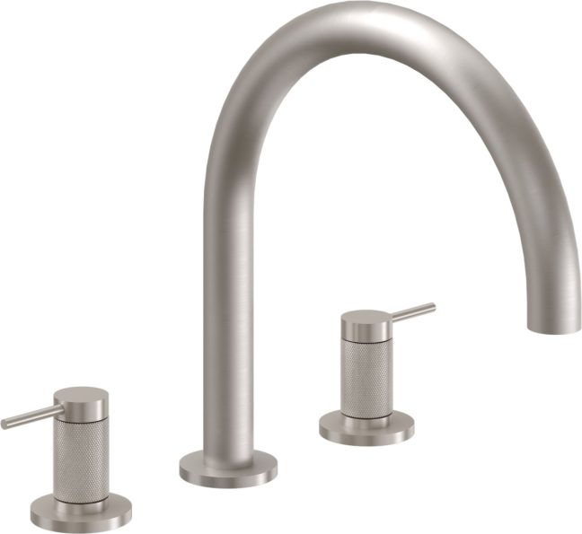 CALIFORNIA FAUCETS 5208K D Street Complete Roman Tub Set - Arc Spout
