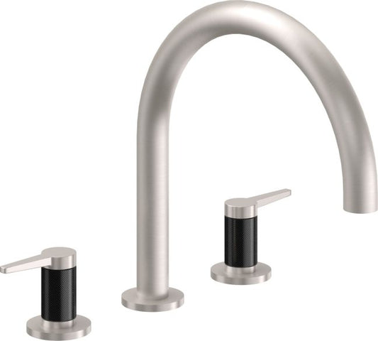 CALIFORNIA FAUCETS 5308F D Street Complete Roman Tub Set - Arc Spout