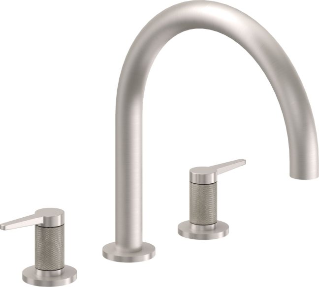 CALIFORNIA FAUCETS 5308K D Street Complete Roman Tub Set - Arc Spout