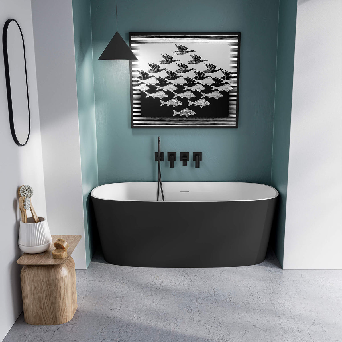 STONETOUCH 59000 Fiftynine Free Standing Bathtub