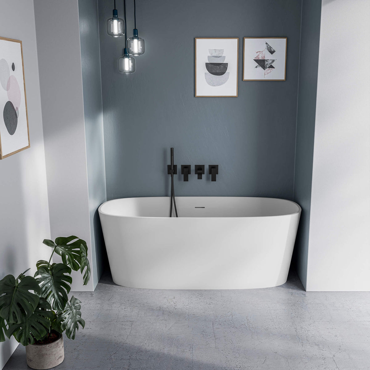 STONETOUCH 59000 Fiftynine Free Standing Bathtub Main image