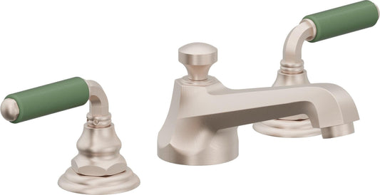 California Faucets 6002-GP  Del Mar™  8" Widespread Lavatory Faucet with Completely Finished ZeroDrain®