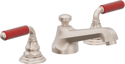 California Faucets 6002-RD  Del Mar  8" Widespread Lavatory Faucet with ZeroDrain