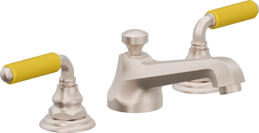 California Faucets 6002-YP  Del Mar  8" Widespread Lavatory Faucet with ZeroDrain