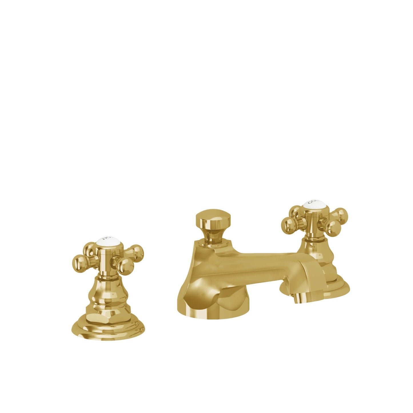 California Faucets 6002X  Del Mar  8" Widespread Lavatory Faucet with ZeroDrain