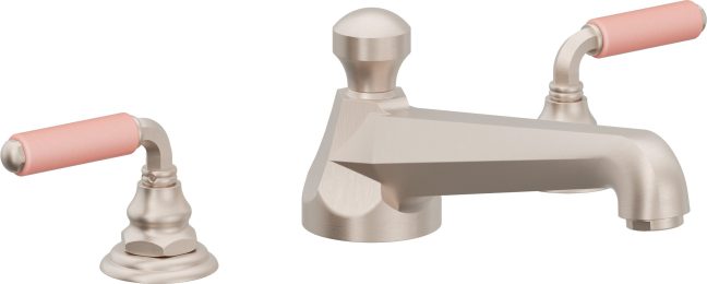 CALIFORNIA FAUCETS 6008-PP Del Mar Complete Roman Tub Set
