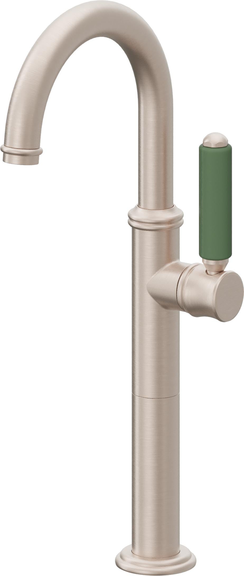 California Faucets Bel Canto E309-2 Single Hole Lavatory/Bar/Prep Faucet - High Spout