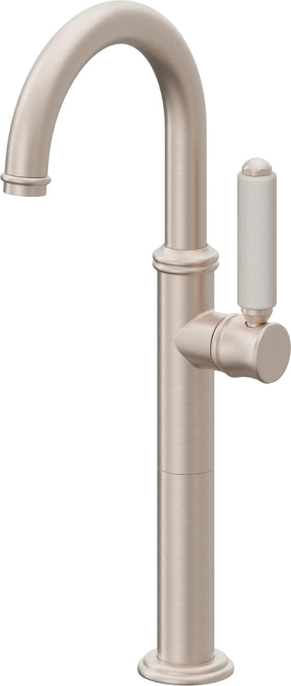 California Faucets Del Mar 6009-2-RD Single Hole Lavatory/Bar/Prep Faucet - High Spout