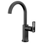 BRIZO 61006LF Bar Faucet with Arc Spout - Knob Handle