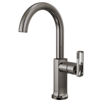 BRIZO 61006LF Bar Faucet with Arc Spout - Knob Handle