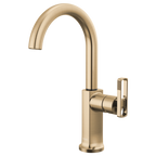 BRIZO 61006LF Bar Faucet with Arc Spout - Knob Handle