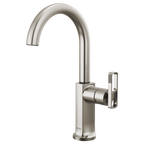 BRIZO 61006LF Bar Faucet with Arc Spout - Knob Handle