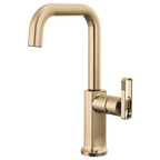 BRIZO 61007LF Bar Faucet with Square Spout - Knob Handle