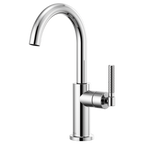 BRIZO LITZE 61043LF Bar Faucet with Arc Spout and Knurled Handle Kit