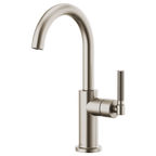 BRIZO LITZE 61043LF Bar Faucet with Arc Spout and Knurled Handle Kit