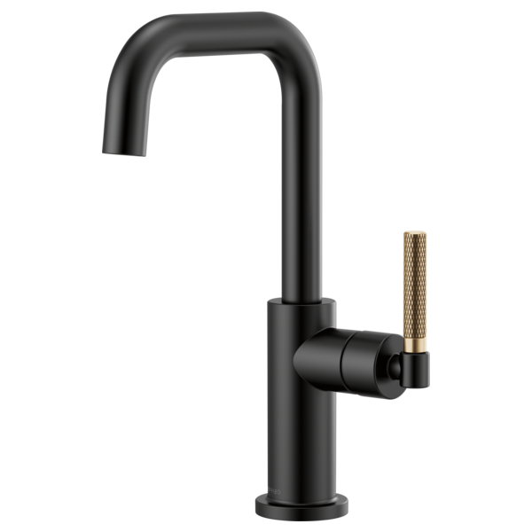 BRIZO LITZE 61053LF Bar Faucet with Square Spout and Knurled Handle Kit Secondary image