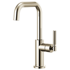 BRIZO LITZE 61053LF Bar Faucet with Square Spout and Knurled Handle Kit