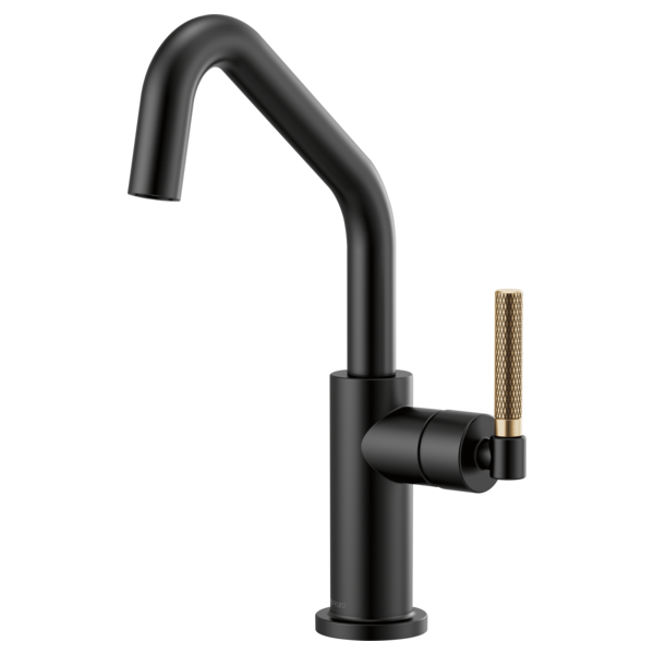 BRIZO LITZE 61063LF Bar Faucet with Angled Spout and Knurled Handle Kit Secondary image