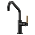 BRIZO LITZE 61063LF Bar Faucet with Angled Spout and Knurled Handle Kit