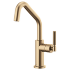 BRIZO LITZE 61063LF Bar Faucet with Angled Spout and Knurled Handle Kit