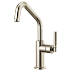 BRIZO LITZE 61063LF Bar Faucet with Angled Spout and Knurled Handle Kit