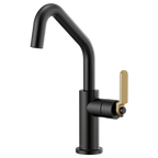 BRIZO LITZE 61064LF Bar Faucet with Angled Spout and Industrial Handle Kit