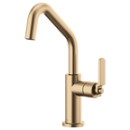 BRIZO LITZE 61064LF Bar Faucet with Angled Spout and Industrial Handle Kit