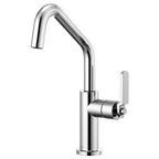 BRIZO LITZE 61064LF Bar Faucet with Angled Spout and Industrial Handle Kit