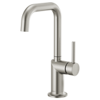 BRIZO 61065LF Bar Faucet with Square Spout - Metal Lever Handle