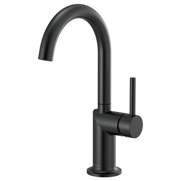 BRIZO 61075LF Bar Faucet with Arc Spout - Metal Lever Handle Main image