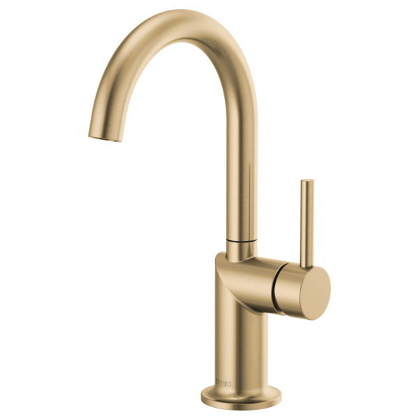 BRIZO 61075LF Bar Faucet with Arc Spout - Metal Lever Handle Secondary image