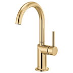 BRIZO 61075LF Bar Faucet with Arc Spout - Metal Lever Handle