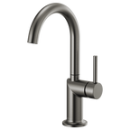 BRIZO 61075LF Bar Faucet with Arc Spout - Metal Lever Handle