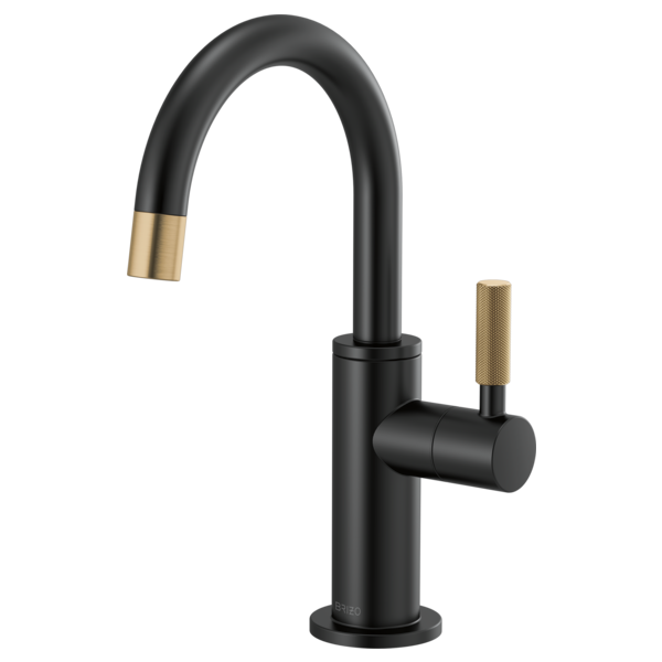BRIZO LITZE 61343LF Beverage Faucet with Arc Spout and Knurled Handle Secondary image